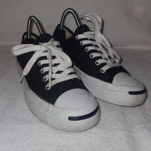 Converse Jack Purcell CP OX Black/White Sneakers–Model 1Q699-- M5.5/W7